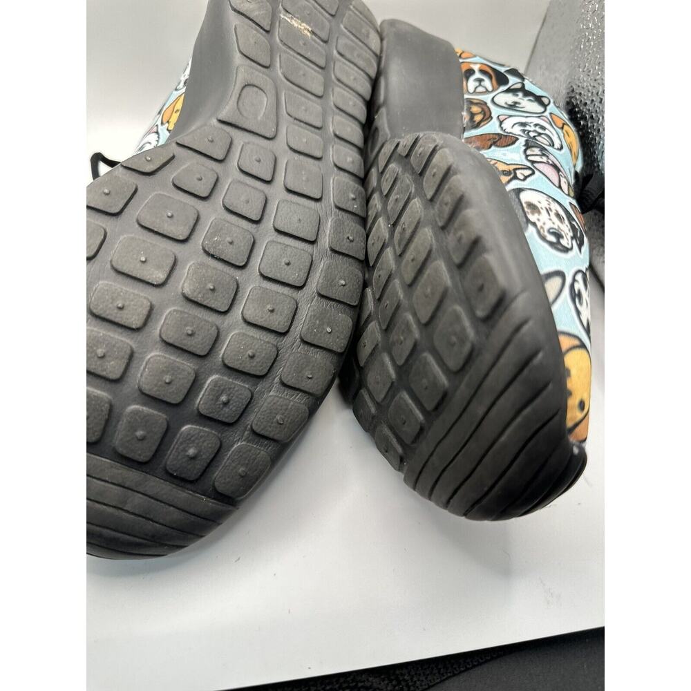 Shoes Womens 8 Athletic Trainers Dog Print Sneakers Casual Colorful Active Vet - Picture 3 of 7